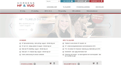 Desktop Screenshot of horsenshfogvuc.dk